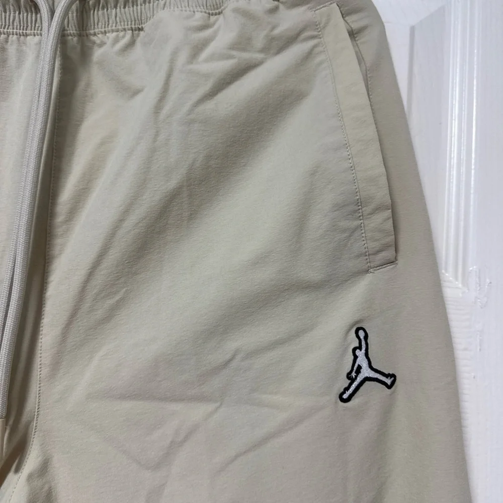 Jordan Men's Joggers in Beige with Black Jumpman A-11